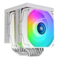 ÷ Ventilador con disipador de cpu mars gaming mcpulcdprow tdp 380w doble torre lcd argb blanco