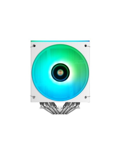 ÷ Ventilador con disipador de cpu mars gaming mcpux26w tdp 350w doble torre pwm argb blanco