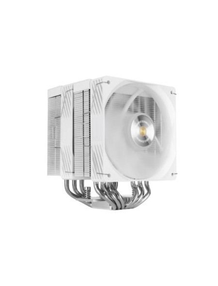 ÷ Ventilador con disipador de cpu mars gaming mcpux26prow tdp 350w doble torre pwm fdb blanco