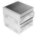 ÷ Ventilador con disipador de cpu mars gaming mcpux26prow tdp 350w doble torre pwm fdb blanco