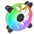 ÷ Kit 4xventilador interno argb mars gaming mf4a 120mm sin marco rodamiento fdb negro