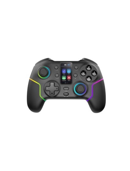 ÷ Gamepad bluetooth mars gaming mgpv3 pantalla lcd bt+2.4g+usb multiplataforma hall effect negro