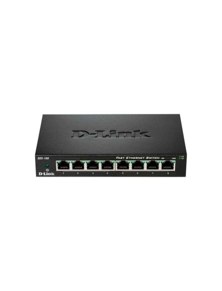 Switch 8P 10/100 No gestionable D-Link / DES-108