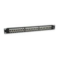 ÷ Patch panel 24 puertos categoria 6a 1u color negro 326625