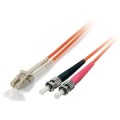 ÷ Cable fibra optica monomodo lc/st 9/125 lsoh 2m  os2 equip