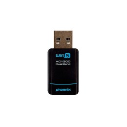 Tarjeta de red Mini USB Wifi WA-1300MB DualBand 1300mbps Phoenix