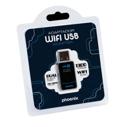 Tarjeta de red Mini USB Wifi WA-1300MB DualBand 1300mbps Phoenix