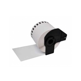 Etiquetas compatibles Dayma para BROTHER DK22212 Negro / Blanco