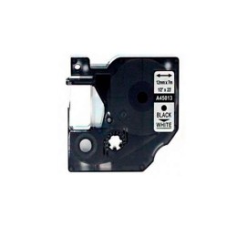 Etiquetas compatibles Dayma para DYMO D1 45013 Negro / Blanco S0720530