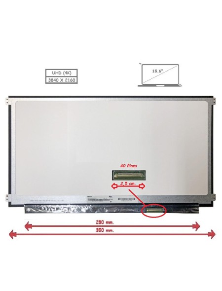 Pantalla para portátil LED 15.6