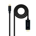 Cable adaptador Type-C a HDMI / 4K 60Hz / 1.8m / Negro / 10.15.5102