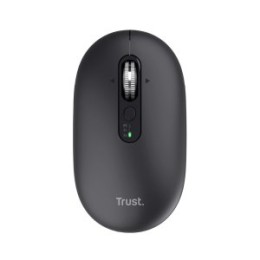 ÷ Mouse trust wireless seron hypscroll slim 400-2400dpi 6 botones recargable fsc grs negro