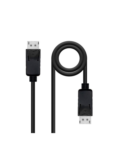 Cable DisplayPort a DisplayPort 1.2 CCS M/M / 0.5m / 4K / Nanocable / 10.15.2700 / Negro