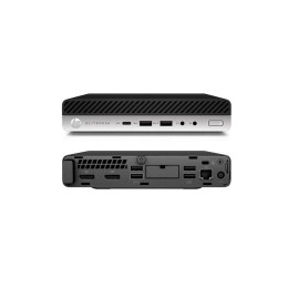 Ordenador Reacondicionado MINI HP EliteDesk 800 G5 / i5-9TH / 8Gb / 256Gb SSD NVME / Win 11 Pro / Sin cable trebol / Sin VGA / Grado A