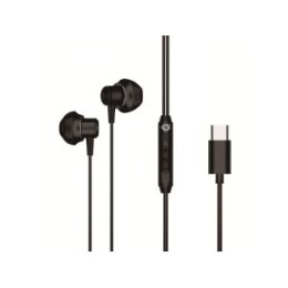 ÷ Auricular intrauditivo usb-c conceptronic brendan04b 1.2m microfono controles color negro