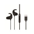 ÷ Auricular intrauditivo usb-c conceptronic brendan05b 1.2m microfono controles color negro