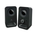 ÷ Altavoces 2.0 logitech z150 3w jack 3.5mm control de volumen toma auriculares