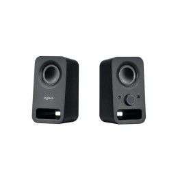 ÷ Altavoces 2.0 logitech z150 3w jack 3.5mm control de volumen toma auriculares