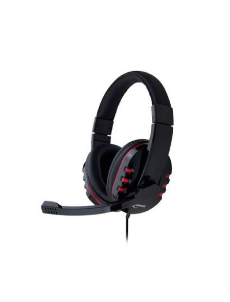 Auriculares Gaming Gembird / Control de volumen / Microfono / Negro brillante / Jack 3.5 / GHS-402
