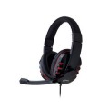 Auriculares Gaming Gembird / Control de volumen / Microfono / Negro brillante / Jack 3.5 / GHS-402