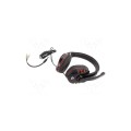 Auriculares Gaming Gembird / Control de volumen / Microfono / Negro brillante / Jack 3.5 / GHS-402