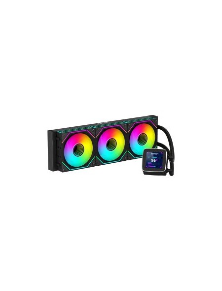 ÷ Sistema de refrigeracion liquida abysm oceanic lcd 360 negro argb triple fan ab336011 