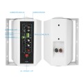 ÷ Altavoces 2.0 autoamplificados tooq tqows-01w multiconexiones color blanco con soporte de pared