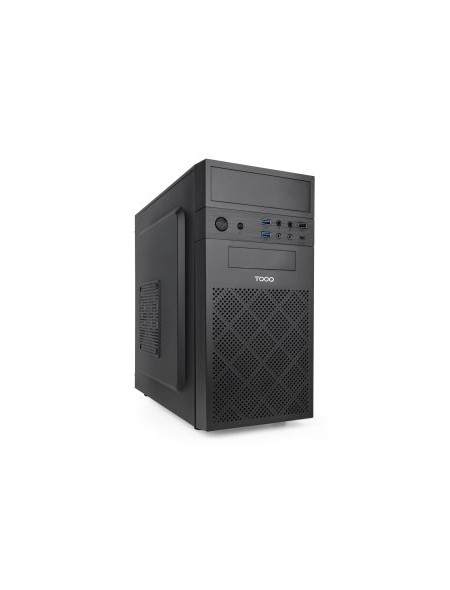 ÷ Caja microatx tooq tqc-4701-sp isobox gpu max 250mm 3x2.5 2x3.5 usb-c f.a atx 500w color negro