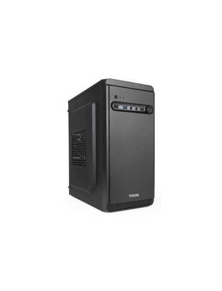 ÷ Caja microatx tooq tqc-4702-sp dodeka gpu max 250mm 3x2.5 2x3.5 usb-c f.a atx 500w color negro