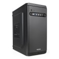 ÷ Caja microatx tooq tqc-4702-sp dodeka gpu max 250mm 3x2.5 2x3.5 usb-c f.a atx 500w color negro