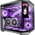 ÷ Caja atx torre gaming masrs gaming mc3tcorelcd 3 cristal templado pantalla lcd