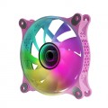 ÷ Ventilador interno mars gaming mf-3d pink 12x12cm argb efecto espejo infinito