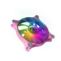 ÷ Ventilador interno mars gaming mf-3d pink 12x12cm argb efecto espejo infinito