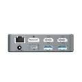 Docking Type-C 15 en 1 Conceptronic 100W PD / 2x Hdmi 4K / 2x Usb 3.2 / 2x Type-C / MicroSD / Jack 3.5mm / LAN Gigabit / DONN25G