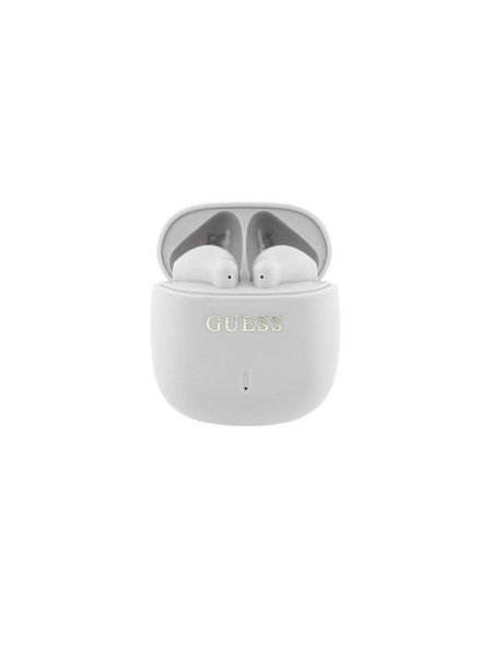 Auricular inalámbrico Guess Classic / TWS / Bt 5.3 / Control por voz / 300 mAh / Blanco / GUTWSJ14ESGH