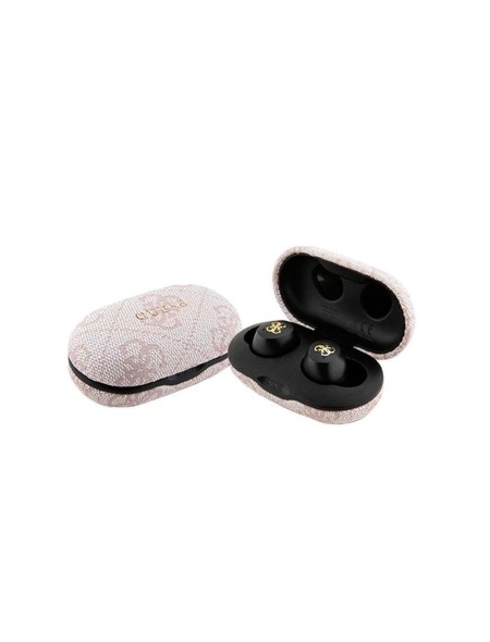 Auricular inalámbrico Guess 4G / TWS / Cancelación de ruido / Bt 5.3 / 300 mAh / Rosa / GUTWSP4EGP