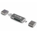 ÷ Card reader externo ngs ally reader - para tarjetas microsd / sd conectores usb microusbusb-c*