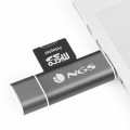 ÷ Card reader externo ngs ally reader - para tarjetas microsd / sd conectores usb microusbusb-c*