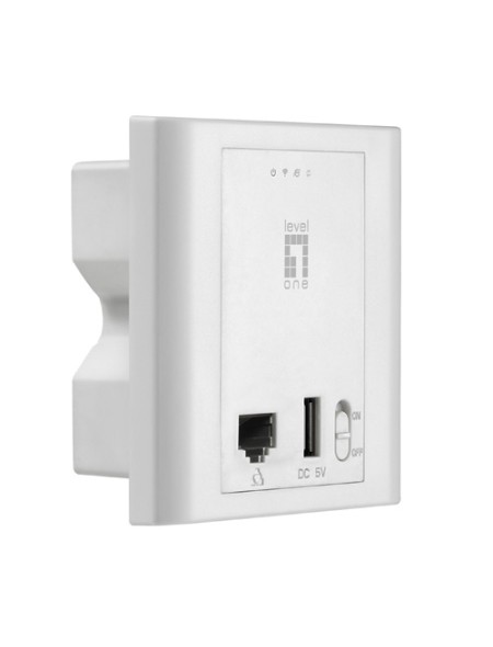 ÷ Punto de acceso interior wifi level one wap-6221 300n poe para montaje en pared caja 86mmx86mm puert