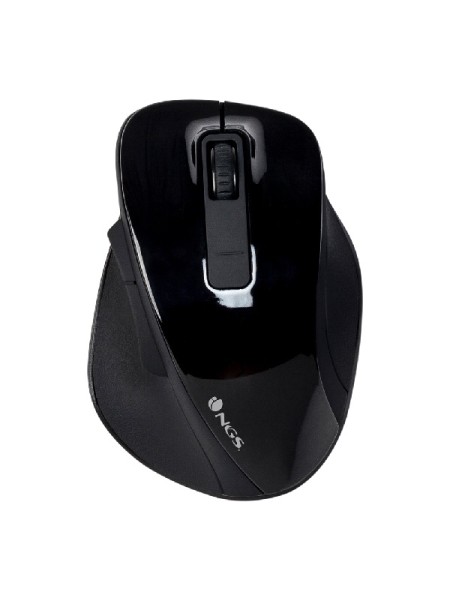 ÷ Mouse ngs wireless bow black 1200dpi 2.4ghz nano receptor usb color negro