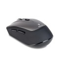 ÷ Mouse ngs wireless y bluetooth frizz 1000/1600 dpi con 5 botones color plata/negro