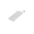 ÷ Kit 5 unidades powerbank nortess 4.000mah dual conector microusb / iphone color blanco
