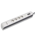÷ Regleta alimentacion belkin bsv401vf2m de protecci?n contra sobretensiones 4 tomas + 2 puertos usb (