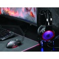 ÷ Headset gaming 7.1 athan01b compatible pc, ps3, ps4 luces led conceptronic