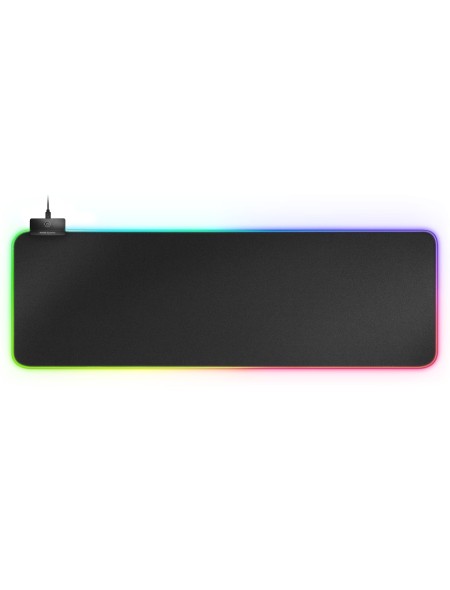 ÷ Alfombrilla mars gaming mmprgb2 iluminacion rgb en contorno tama?o xxl 800x300mm 4mm integra hub 2xu