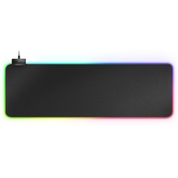÷ Alfombrilla mars gaming mmprgb2 iluminacion rgb en contorno tama?o xxl 800x300mm 4mm integra hub 2xu