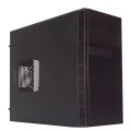 ÷ Caja micro atx unykach grey rain evo color negro frontal cepillado con regillas laterales usb 2.0 y