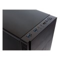 ÷ Caja micro atx unykach grey rain evo color negro frontal cepillado con regillas laterales usb 2.0 y