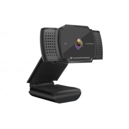 ÷ Webcam 2k conceptronic amdis 5mp usb 3.6mm 30 fps angulo vision 72 microfono integrado
