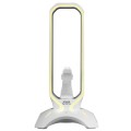 ÷ Soporte mars gaming mhhpro white para auriculares con hub usb 3.0 2p y bungee pra mouse con iluminac